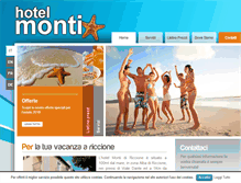 Tablet Screenshot of hotelmonti.com